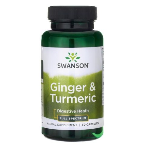 Swanson Full Spectrum Imbir & Turmeric (Imbir i kurkuma) 60 kapsułek Swanson Full Spectrum Imbir & Turmeric (Imbir i kurkuma) 60 kapsułek