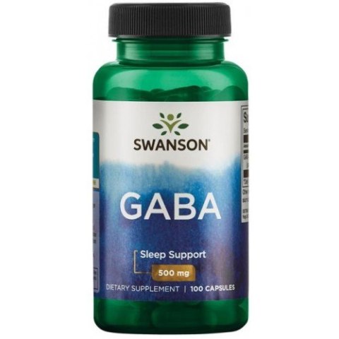 Swanson Gaba 500mg 100 kapsułek Swanson Gaba 500mg 100 kapsułek