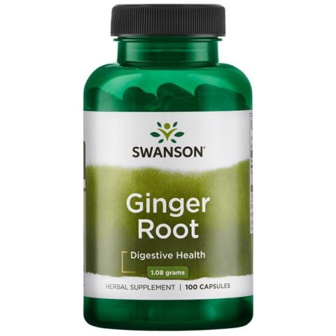 Swanson Ginger root (Korzeń imbiru) 540 mg 100 kapsułek Swanson Ginger root (Korzeń imbiru) 540 mg 100 kapsułek