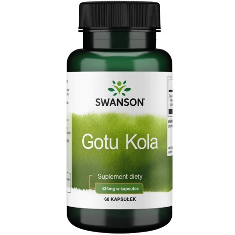 Swanson Gotu Kola 435 mg 60 kapsułek Swanson Gotu Kola 435 mg 60 kapsułek