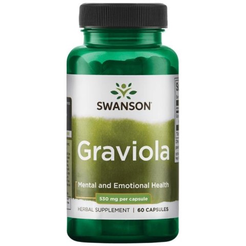 Swanson Graviola 530mg 60 kapsułek Swanson Graviola 530mg 60 kapsułek