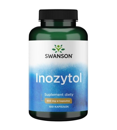 Swanson Inozytol (Witamina B8) 650 mg 100 kapsułek Swanson Inozytol (Witamina B8) 650 mg 100 kapsułek