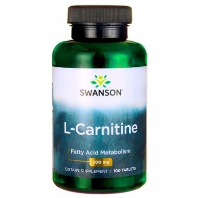 Swanson L-Karnityna 500 mg 100 tabletek Swanson L-Karnityna 500 mg 100 tabletek