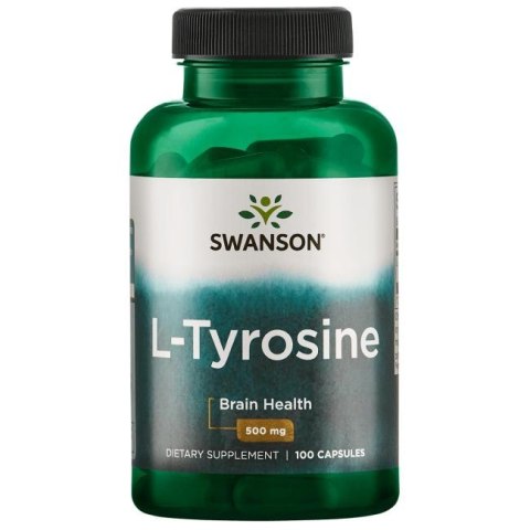 Swanson L-Tyrozyna 500 mg 100 kapsułek Swanson L-Tyrozyna 500 mg 100 kapsułek