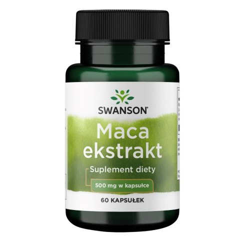 Swanson MACA ekstrakt 500 mg 60 kapsułek Swanson MACA ekstrakt 500 mg 60 kapsułek
