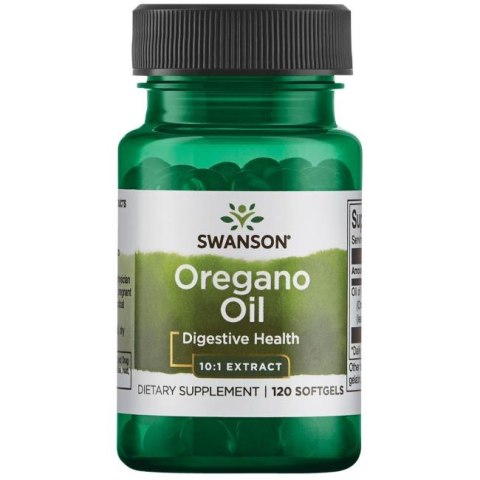 Swanson Olej z oregano 10:1 ekstrakt 150mg 120 kapsułek Swanson Olej z oregano 10:1 ekstrakt 150mg 120 kapsułek