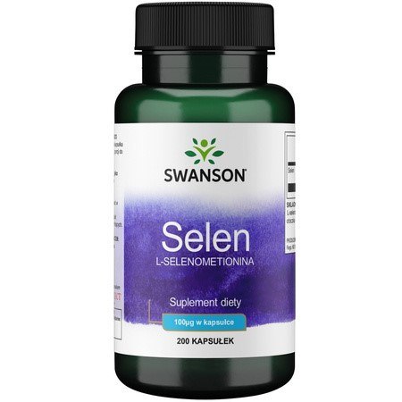 Swanson Selen Select 100mg 200 kapsułek Swanson Selen Select 100mg 200 kapsułek