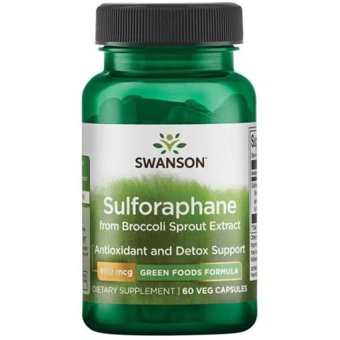 Swanson Sulforafan (Kiełki brokuła) 400 mg 60 kapsułek Swanson Sulforafan (Kiełki brokuła) 400 mg 60 kapsułek