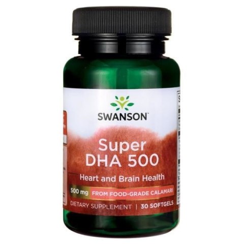 Swanson Super DHA 500 mg 30 kapsułek Swanson Super DHA 500 mg 30 kapsułek