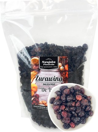 ŻURAWINA SŁODZONA SOKIEM JABŁKOWYM 500g SWOJSKA PIWNICZKA SWOJSKA PIWNICZKA