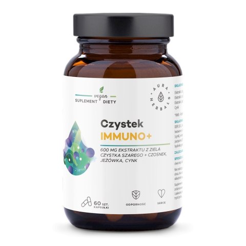 Aura Herbals Czystek Immuno+ 60 kapsułek Aura Herbals Czystek Immuno+ 60 kapsułek