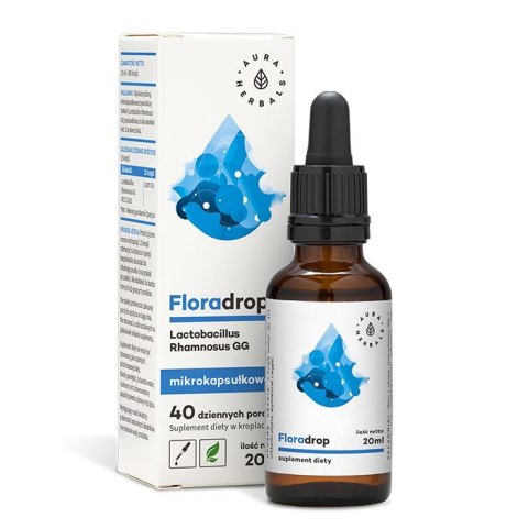Aura Herbals Floradrop Lactobacillus Rhamnosus GG 20 ml w kroplach Aura Herbals Floradrop Lactobacillus Rhamnosus GG 20 ml w kroplach