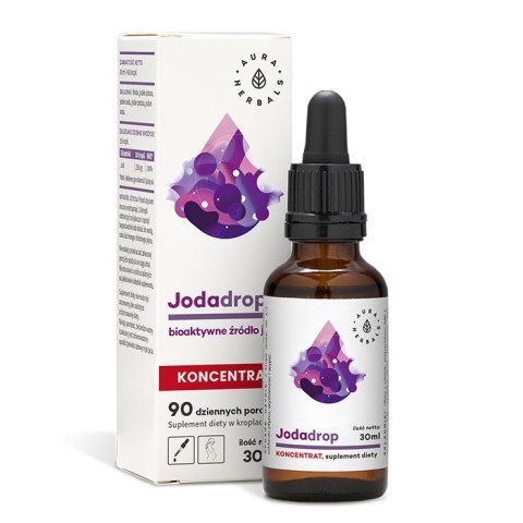 Aura Herbals Jodadrop 30ml w kroplach Aura Herbals Jodadrop 30ml w kroplach