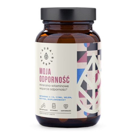 Aura Herbals Moja Odporność Minerały i Witaminy 60 kapsułek Aura Herbals Moja Odporność Minerały i Witaminy 60 kapsułek
