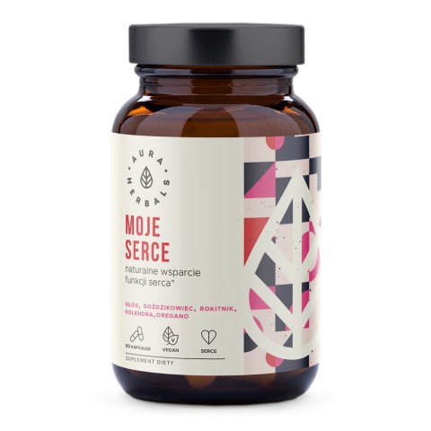 Aura Herbals Moje Serce 60 kapsułek Aura Herbals Moje Serce 60 kapsułek