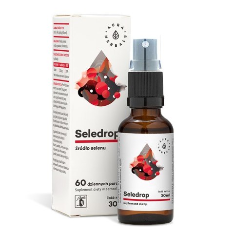 Aura Herbals Seledrop Selen 110 µg 30 ml w aerozolu Aura Herbals Seledrop Selen 110 µg 30 ml w aerozolu