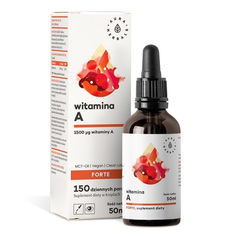 Aura Herbals Witamina A Forte 50 ml Aura Herbals Witamina A Forte 50 ml