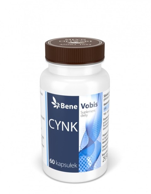Bene Vobis Cynk 10 mg 60 kapsułek Bene Vobis Cynk 10 mg 60 kapsułek