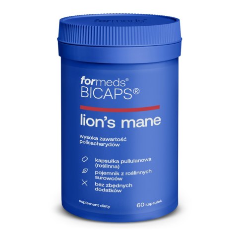 ForMeds Bicaps Lion's Mane 60 kapsułek ForMeds Bicaps Lion's Mane 60 kapsułek