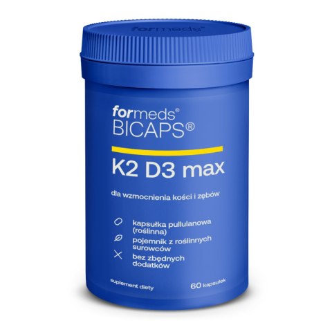 ForMeds Bicaps Witamina D3 4000 IU + K2 MAX 60 kapsułek ForMeds Bicaps Witamina D3 4000 IU + K2 MAX 60 kapsułek