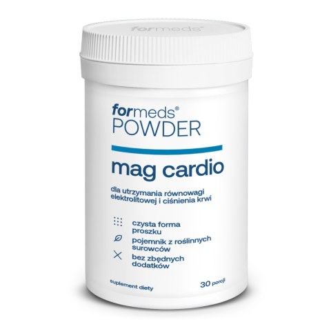 ForMeds Powder MAG CARDIO (magnez, potas, B6) 30 porcji ForMeds Powder MAG CARDIO (magnez, potas, B6) 30 porcji