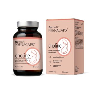ForMeds Prenacaps Choline 250 mg – suplement diety dla kobiet 60 kapsułek z choliną