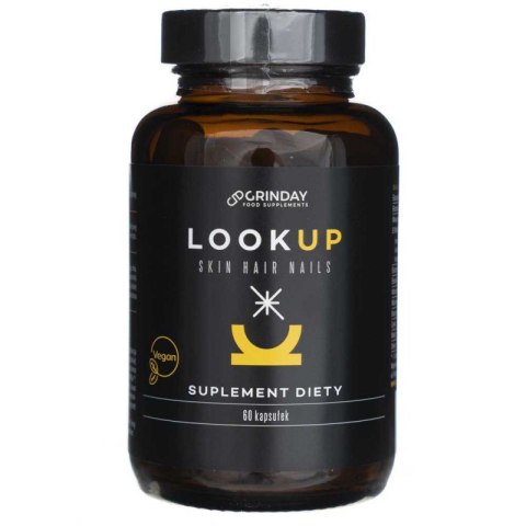 Grinday Look Up Skin, Hair & Nails – Suplement wspierający zdrowie skóry, włosów i paznokci, 60 kapsułek Grinday Look Up Skin, Hair & Nails – Suplement wspierający zdrowie skóry, włosów i paznokci, 60 kapsułek