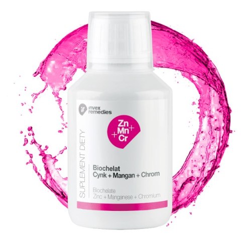 Invex Remedies Biochelat Cynk + Mangan + Chrom 150 ml Invex Remedies Biochelat Cynk + Mangan + Chrom 150 ml