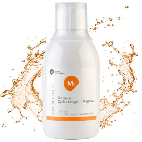 Invex Remedies Biochelat Cynk + Mangan + Magnez 300 ml Invex Remedies Biochelat Cynk + Mangan + Magnez 300 ml