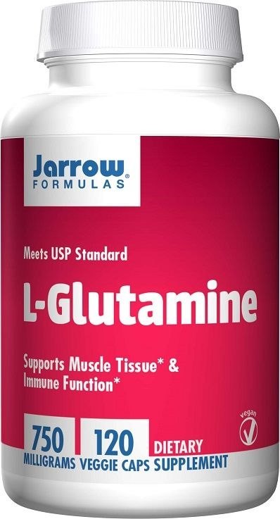 Jarrow Formulas L-Glutamina 750 mg 120 kapsułek Jarrow Formulas L-Glutamina 750 mg 120 kapsułek