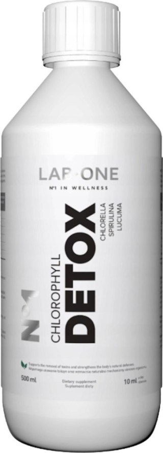 LAB ONE N°1 Chlorophyll Detox – suplement diety z chlorofilem wspierający detoksykację – 500 ml