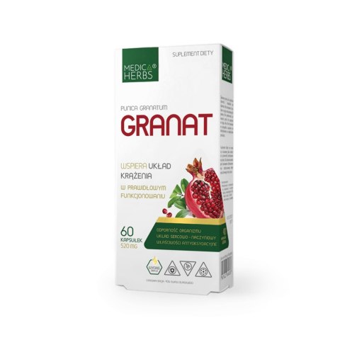 Medica Herbs Granat 60 kapsułek Medica Herbs Granat 60 kapsułek