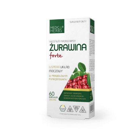 Medica Herbs Żurawina Forte 60 kapsułek Medica Herbs Żurawina Forte 60 kapsułek