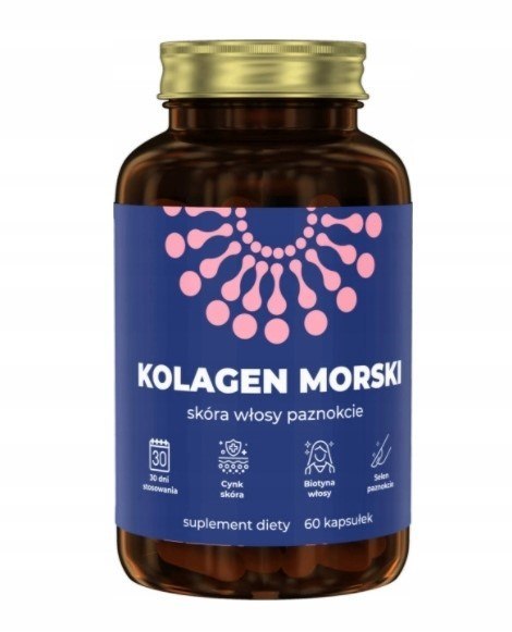 Noble Health Kolagen morski 60 kapsułek Noble Health Kolagen morski 60 kapsułek