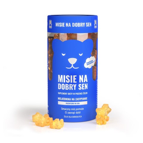 Noble Health Misie na dobry sen 60 żelek Noble Health Misie na dobry sen 60 żelek