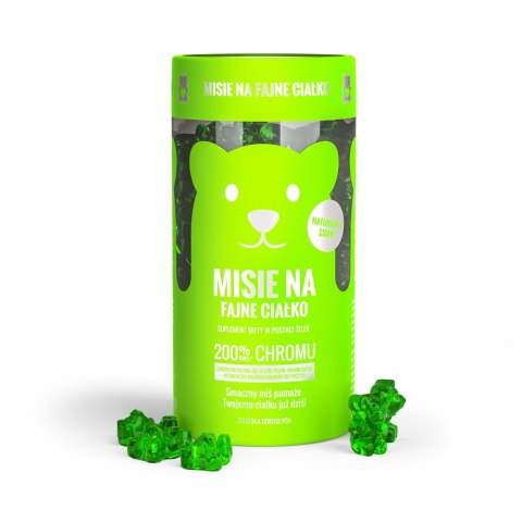 Noble Health Misie na fajne ciałko 60 żelek Noble Health Misie na fajne ciałko 60 żelek