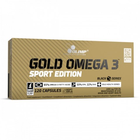 Olimp Gold Omega 3 Sport Edition 120 kapsułek Olimp Gold Omega 3 Sport Edition 120 kapsułek