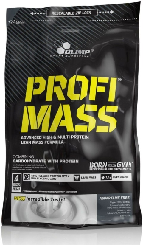 Olimp Profi Mass 1kg o smaku waniliowym Olimp Profi Mass 1kg o smaku waniliowym