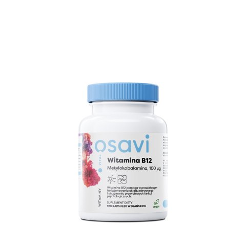 Osavi Witamina B12 100 µg 120 kapsułek Osavi Witamina B12 100 µg 120 kapsułek