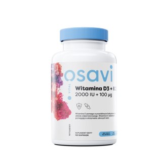 Osavi Witamina D3 + K2 2000IU 120 kapsułek