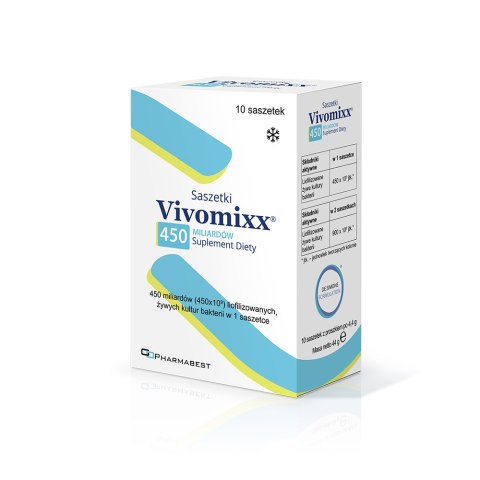 Pharmabest Vivomixx® 450 miliardów 10 saszetek Pharmabest Vivomixx® 450 miliardów 10 saszetek