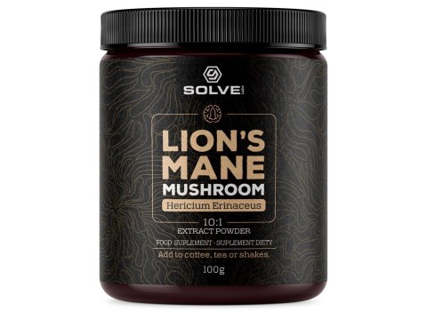 SolveLabs Lion's Mane (Soplówka Jeżowata) 10:1 100g SolveLabs Lion's Mane (Soplówka Jeżowata) 10:1 100g
