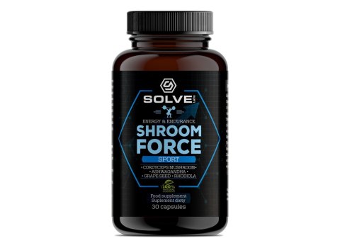 SolveLabs Shroom Force - Cordyceps Sinensis Atp Pre-workout 30 kapsułek SolveLabs Shroom Force - Cordyceps Sinensis Atp Pre-workout 30 kapsułek