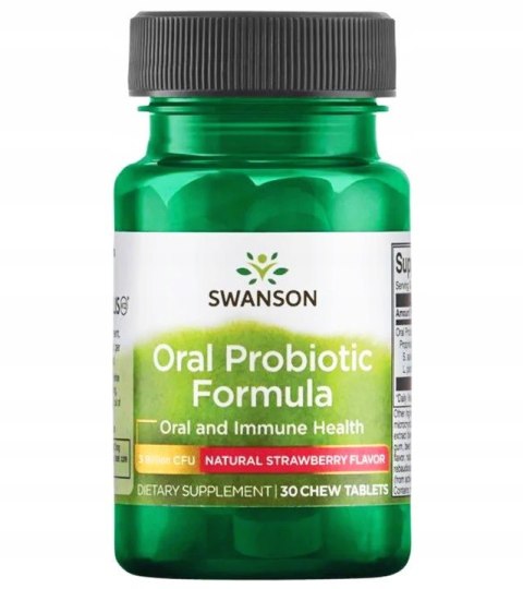 Swanson Oral Probiotic Formula probiotyk w tabletkach do ssania Swanson Oral Probiotic Formula probiotyk w tabletkach do ssania