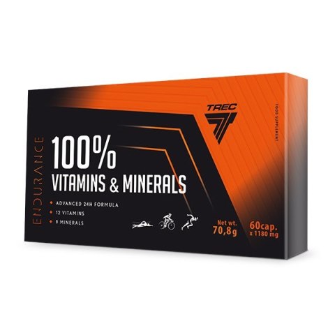 Trec ENDU 100% Witaminy i minerały 60 kapsułek Trec ENDU 100% Witaminy i minerały 60 kapsułek