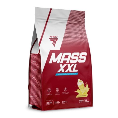 Trec Mass XXL 1 kg o smaku waniliowym Trec Mass XXL 1 kg o smaku waniliowym