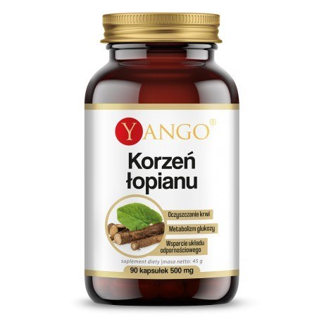YANGO Korzeń łopianu 90 kapsułek YANGO Korzeń łopianu 90 kapsułek