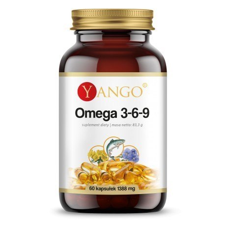 YANGO Omega 3-6-9 1000mg 60 kapsułek YANGO Omega 3-6-9 1000mg 60 kapsułek