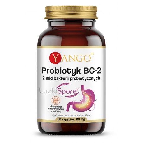 YANGO Probiotyk BC-2 60 kapsułek YANGO Probiotyk BC-2 60 kapsułek