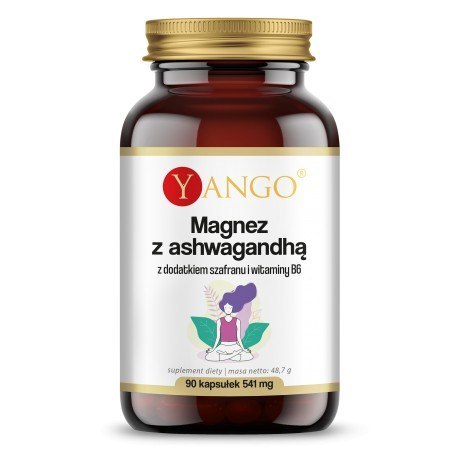 Yango Magnez z ashwaganhą 90 kapsułek Yango Magnez z ashwaganhą 90 kapsułek